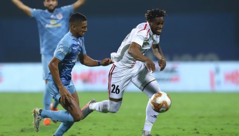 NorthEast United FC came up with a spirited performance to tame table-topper, Mumbai City FC in the Indian Super League 2020-21, at the GMC Stadium in Goa, on Saturday. With this win, NEU has risen to the fourth spot, while Mumbai stays atop.