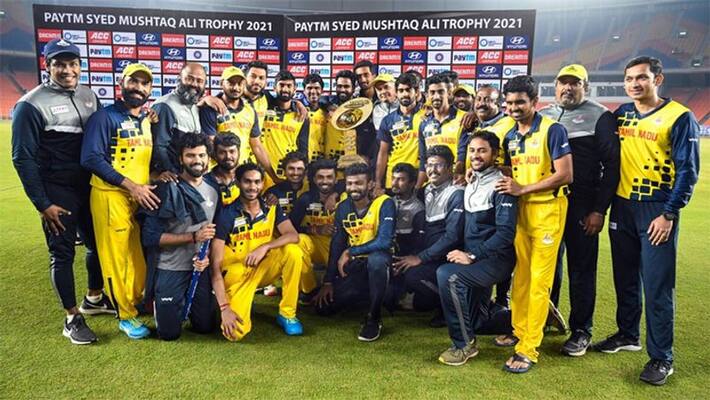 Syed Mushtaq Ali Trophy : Tamil Nadu Beat Baroda By 7 Wickets In Final Match dva Syed Mushtaq Ali Trophy : Tamil Nadu Beat Baroda By 7 Wickets In Final Match dva