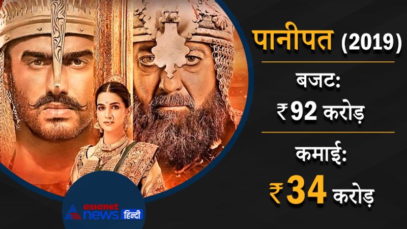 2019 में आई फिल्म पानीपत भी मल्टी स्टारर फिल्म थी। फिल्म में संजय दत्त, अर्जुन कपूर, कृति सेनन, पद्मिनी कोल्हापुरे, मोहनीश बहल, जीनत अमान जैसे स्टार्स थे। 92 करोड़ के बजट में बनी ये फिल्म 34 करोड़ रुपए ही कमा पाई।