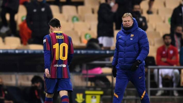 You Cant want live in the past says Koeman on Messi departure You Cant want live in the past says Koeman on Messi departure