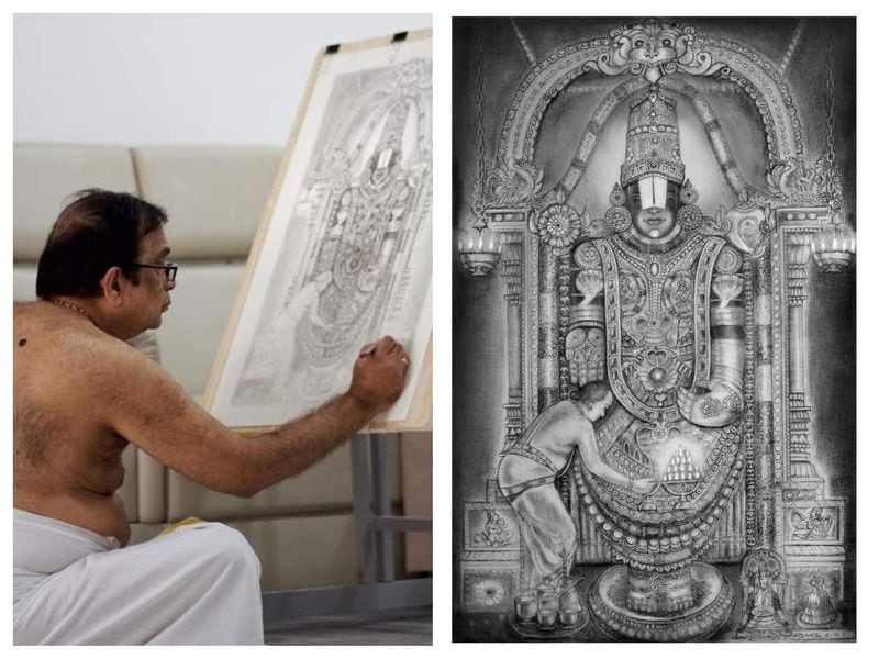 గొప్ప చిత్రకారుడైన బ్రహ్మానందం రామాంజనేయుల ప్రేమ, వెంకటేశ్వర స్వామి చిత్రాలు పెన్సిల్ తో గీసి, పరిశ్రమలోని సన్నహితులకు బహుమతులుగా పంపారు.