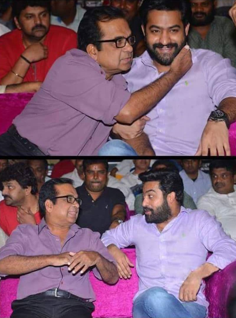 ఎన్టీఆర్తో ఓ సినిమా ఈవెంట్లో ఇలా సరదాగా ముచ్చటిస్తూ..