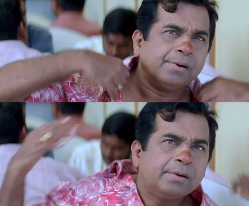 బ్రహ్మీ ఫన్నీ సీన్.