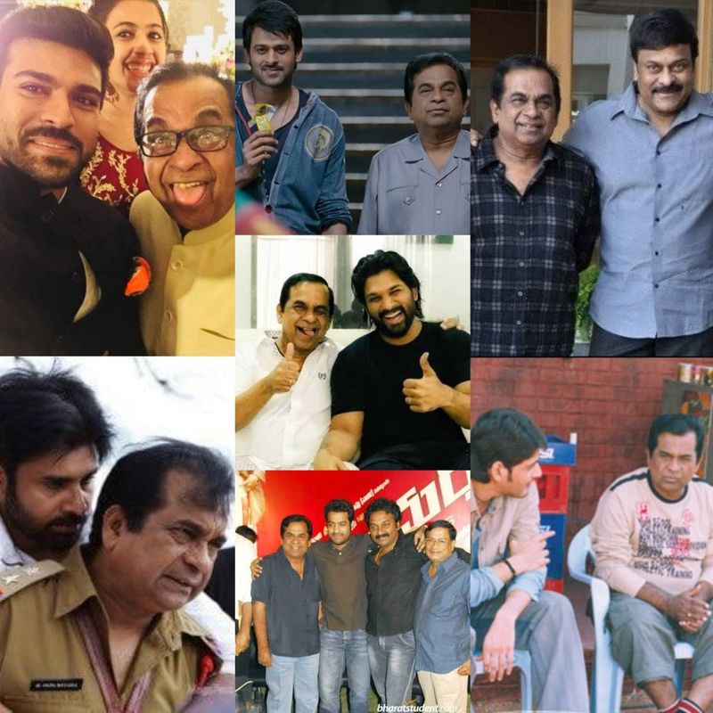 స్టార్స్ తో బ్రహ్మీ..రేర్ ఫోటోస్. ఫ్యాన్ మేడ్.