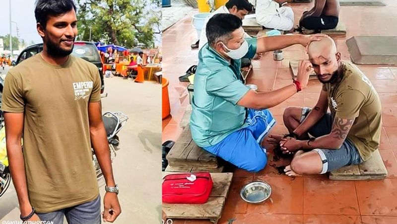अपनी इसी मन्नत के पूरा होने के बाद टी नटराजन तमिलनाडु के पलानी मुरुगन मंदिर पहुंचे। सोशल मीडिया पर मंदिर के बाहर खड़े होकर उन्होंने अपनी फोटो शेयर की और लिखा कि 'अच्छा महसूस कर रहा हूं।'