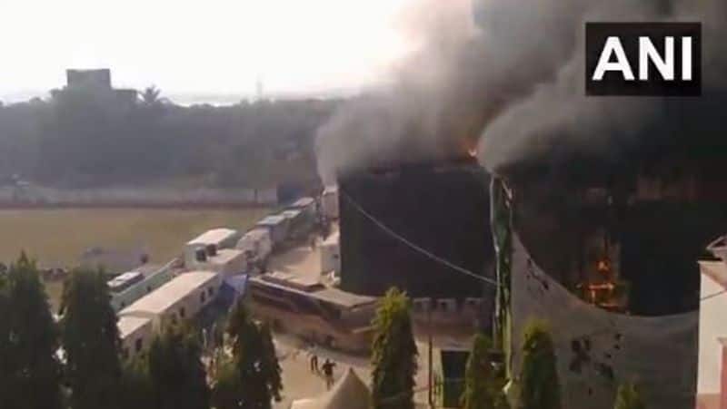 cinema studio fire accident in Mumbai