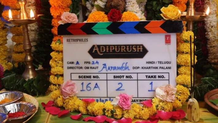 Actor Prabhas adipurush Movie shooting started Actor Prabhas adipurush Movie shooting started