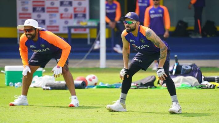 Watch Video India Captain Virat Kohli gives Tips to Rohit Sharma Watch Video India Captain Virat Kohli gives Tips to Rohit Sharma
