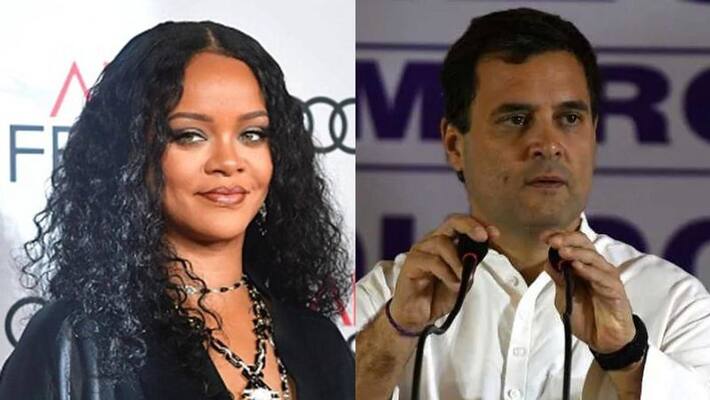 Rahul Gandhi Reacts on Rihanna Tweet Supporting Farmers Protest KPP Rahul Gandhi Reacts on Rihanna Tweet Supporting Farmers Protest KPP