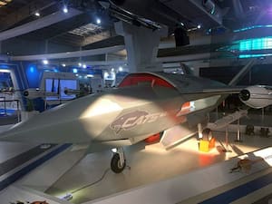 HAL displays CATS warrior drone at Aero India 2021 