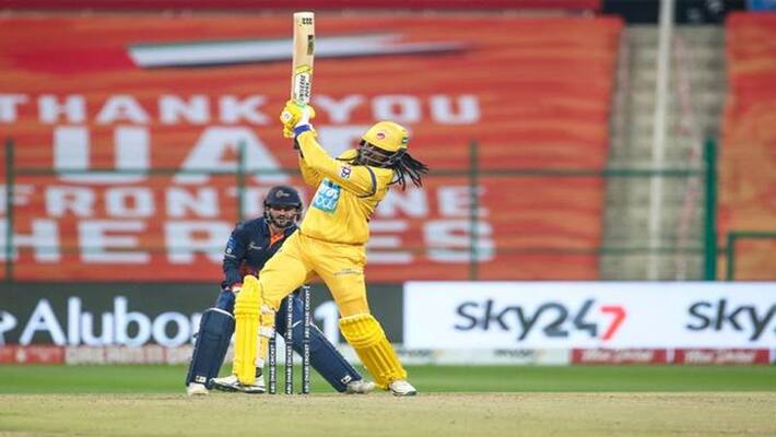 T10 League : Chris Gayle fastest 50 in 12 balls against maratha arabians dva T10 League : Chris Gayle fastest 50 in 12 balls against maratha arabians dva
