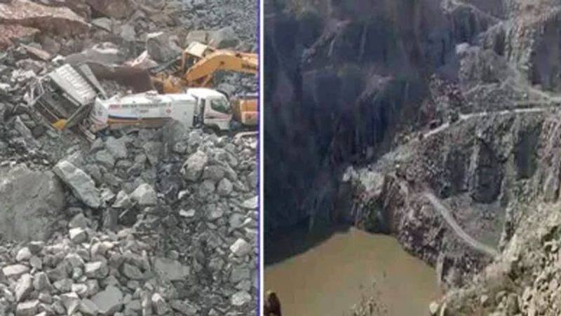kanchipuram stone quarry accident..2 people dead