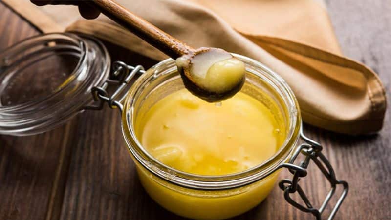 ghee can be used for skin and hair health