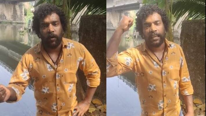 actor manikanda rajan extends support to farmer protest actor manikanda rajan extends support to farmer protest