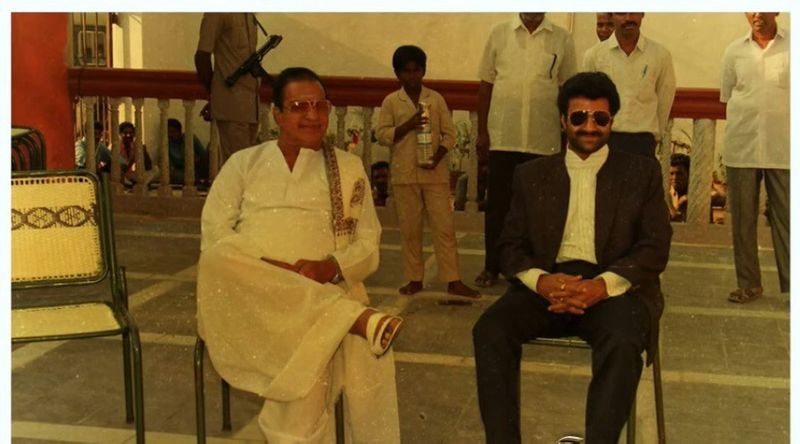 తండ్రి ఎన్టీఆర్తో ఓ ఈవెంట్లో.