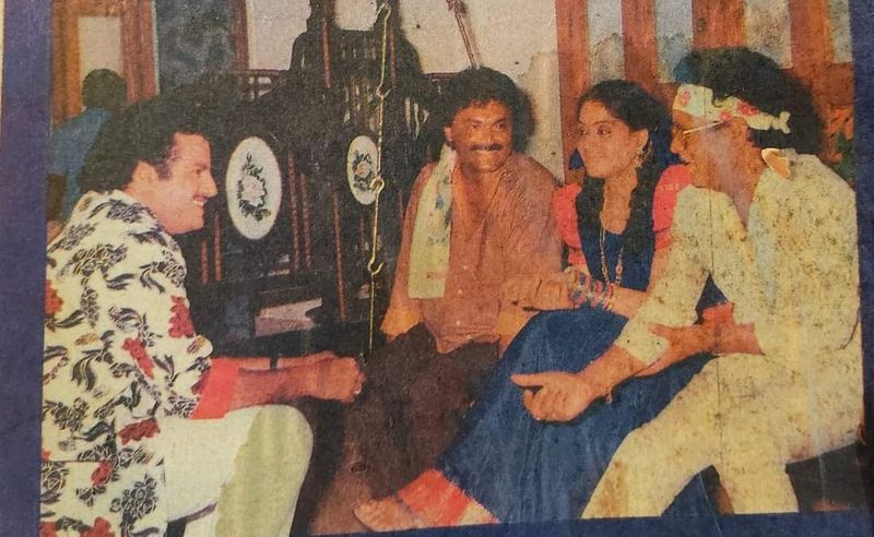 కోడి రామకృష్ణ, విజయశాంతిలతో బాలయ్య.
