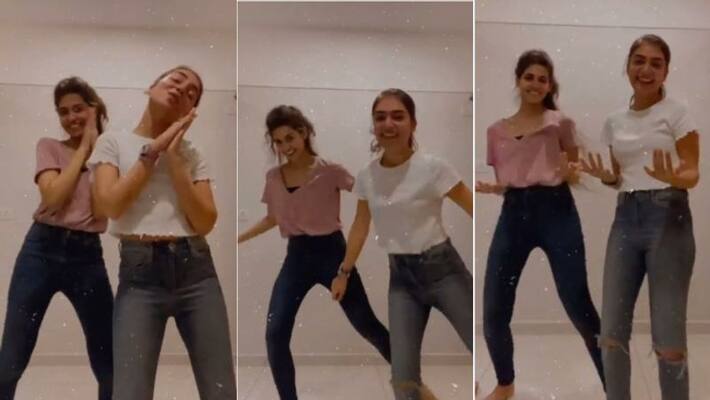 nazriya share dance video with friend nazriya share dance video with friend