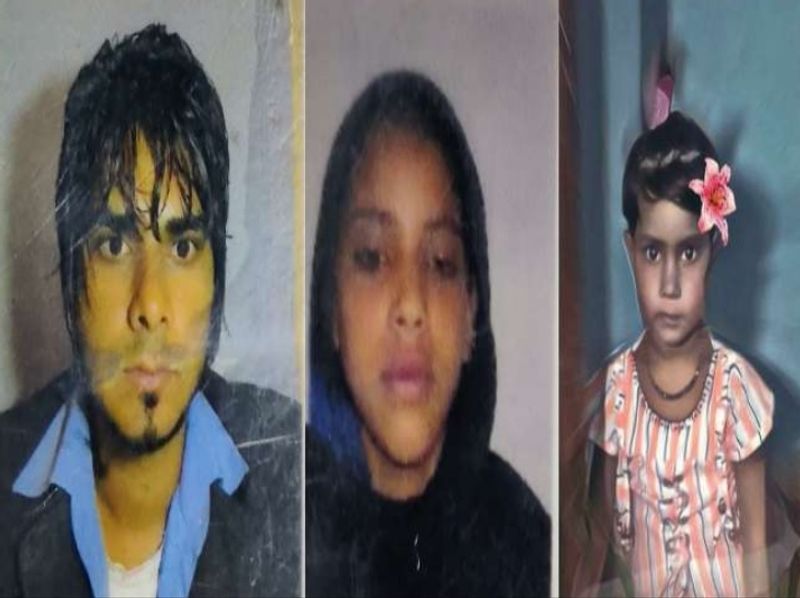 मुलफाम की तीसरी पत्नी मुस्कान इस समय गर्भवती थी। बीती रात पति-पत्नी में किसी बात पर घरेलू विवाद हो गया। इसके बाद गुलफाम ने मुस्कान और चार साल की बेटी आयत की गला दबाकर हत्या कर दी। इसके बाद वह कोतवाली पहुंच गया।