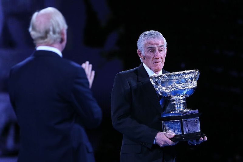 Ken Rosewall holds a couple of unique ones
Another Australian in the list, as Rosewall holds the record of being the youngest man to win the title, at 18 years and two months, in 1952. He is also the oldest man to win the title here, at 38 years and eight months, in 1972.