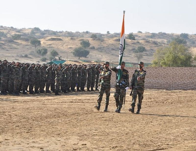 India and the United States today commenced their 16th edition of bilateral military exercises Yudh Abhyas at Mahajan Field Firing Ranges in Bikaner of Rajasthan.The opening ceremony witnessed unfurling of the national flags of both countries amidst playing of the national anthems.