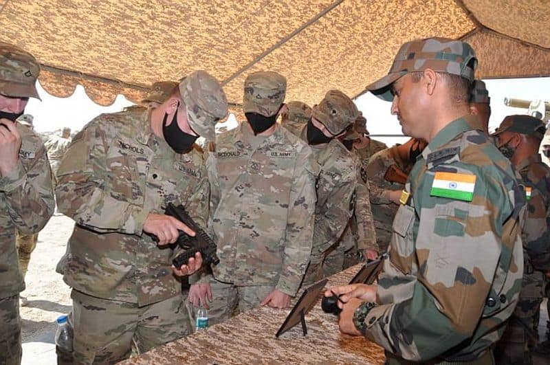 On February 6, a contingent of 270 US soldiers arrived at Suratgarh in Rajasthan, where they were welcomed by Indian Army's 170 Infantry Brigade Commander Brig Mukesh Bhanwala.Indian Army's platforms like newly-inducted indigenous Advance Light Helicopter WSI 'Rudra', Mi-17, Chinooks and BMP-II mechanised infantry combat vehicles while the US Army's Stryker vehicles will participate in the exercise.