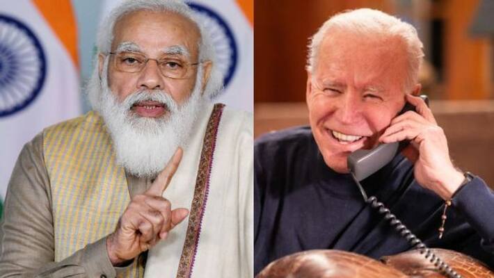 PM Modi talks to US President Joe Biden over telephone to agree upon the works of Cooperation PNB PM Modi talks to US President Joe Biden over telephone to agree upon the works of Cooperation PNB
