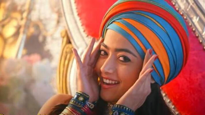 actress rashmika first time dance for album song actress rashmika first time dance for album song