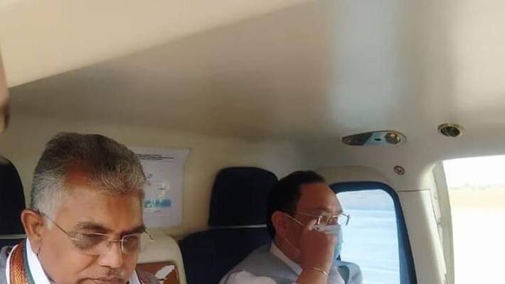 Dilip Ghosh likely to meet JP Nadda today bmm Dilip Ghosh likely to meet JP Nadda today bmm