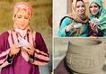 Kashmir civil engineer gives up her job to take up pottery fulltime