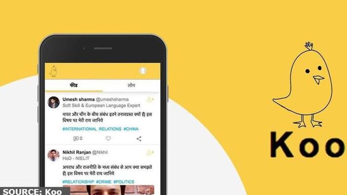 Koo another Indian version of Twitter, has gained some prominent followers Koo another Indian version of Twitter, has gained some prominent followers