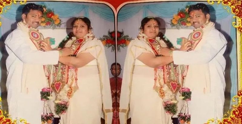 పెళ్లి బట్టలలో భార్యతో రామ్ ప్రసాద్