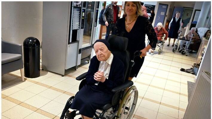 French nun,Europe's oldest person beats Covid-19 of 117th birthday French nun,Europe's oldest person beats Covid-19 of 117th birthday