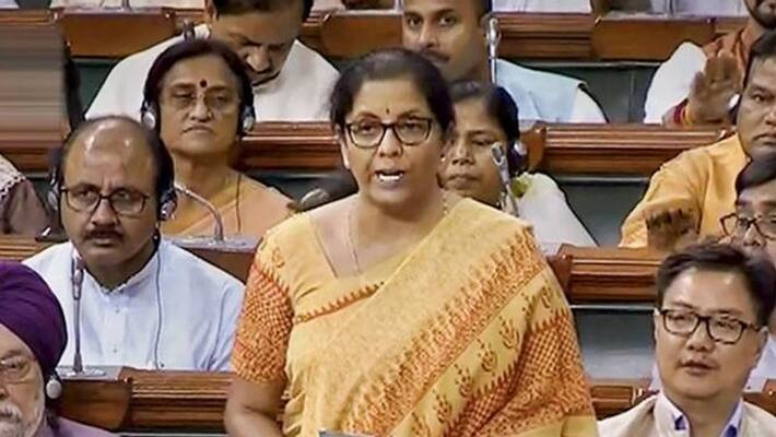 Finance Minister Nirmala Sitharaman attack on congress in Rajya Sabha KPP Finance Minister Nirmala Sitharaman attack on congress in Rajya Sabha KPP