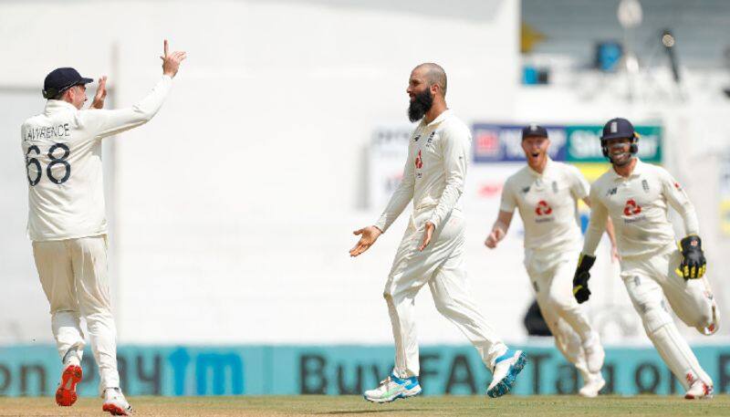England top order collapsded vs India in Chennai test