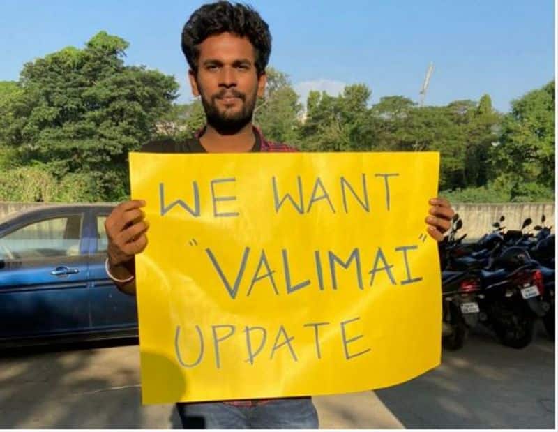 Thala ajith fans ask valimai update at PM Modi chennai visit video going viral