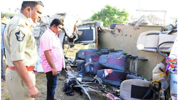 14 Killed In Andhra Pradesh Bus Accident 14 Killed In Andhra Pradesh Bus Accident