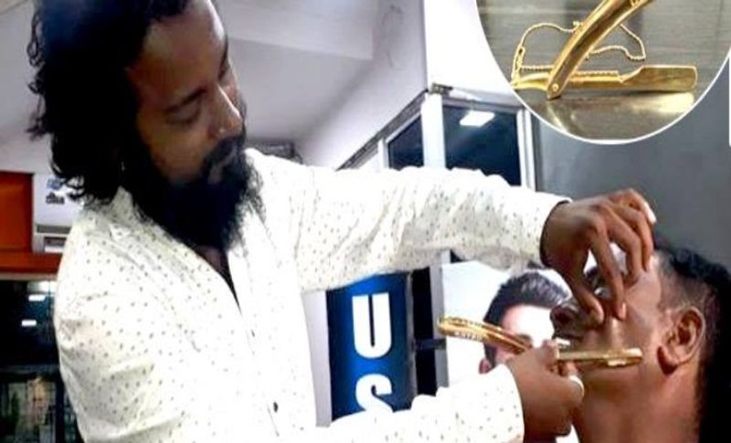  महाराष्ट्र के सांगली शहर की एक संकरी गली में भी एक सैलून दुकान है जहां पर सोने के रेजर से शेविंग बनाई जाती है। इस सैलून के मालिक का नाम रामचंद्र दत्तात्रेय काशिद है जो अपने ग्राहकों की दाढ़ी गोल्ड रेजर से बनाते हैं। सैलून में लोग शेविंग कराने के लिए वेटिंग लिस्ट में नाम लिखवाते हैं।
