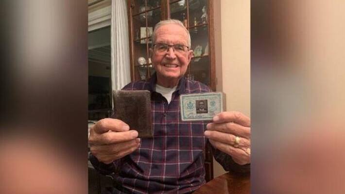 Navy meteorologist got back his lost wallet after 53 years Navy meteorologist got back his lost wallet after 53 years