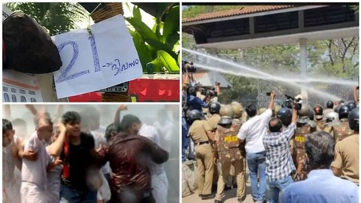 youth protest against appointment controversy in kerala youth protest against appointment controversy in kerala
