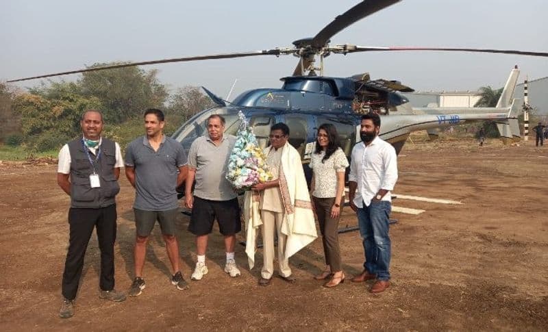 Bhiwandi farmer buys helicopter worth Rs 30 crore to sell milk dpl