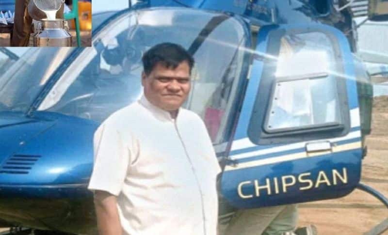 Bhiwandi farmer buys helicopter worth Rs 30 crore to sell milk dpl