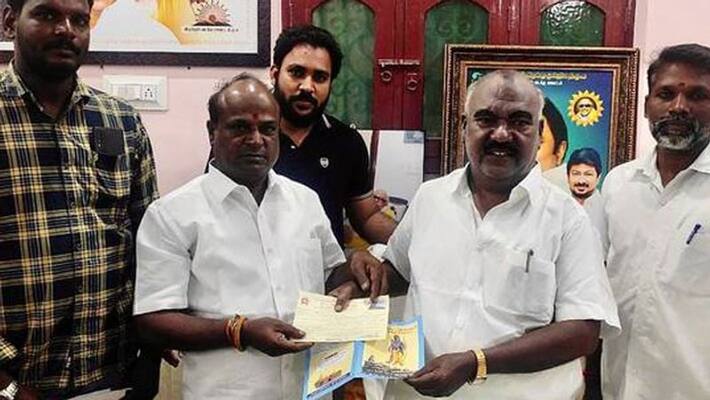ayodhya ram temple... DMK mla ks masthan donations ayodhya ram temple... DMK mla ks masthan donations