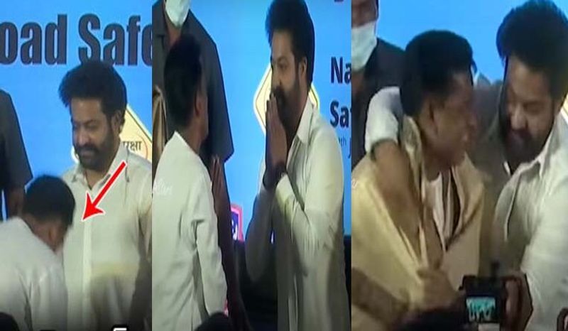 సైబరాబాద్ ట్రాఫిక్ పోలీస్ యాన్వల్ కాన్ఫరెన్స్ కి ముఖ్య అతిథిగా ఎన్టీఆర్ హాజరయ్యారు. ఈ కార్యక్రమంలో జబర్ధస్త్ కమెడియన్స్ హైపర్ ఆది, రైసింగ్ రాజు మరియు శాంతి స్వరూప్ పాల్గొన్నారు.