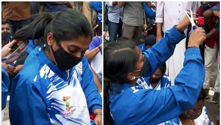 national games holders cut their hair as part of their protest national games holders cut their hair as part of their protest