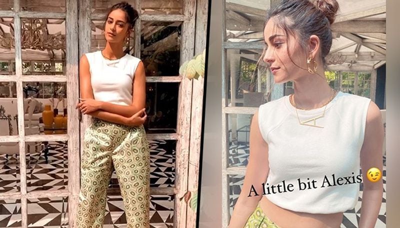 Recently, Ananya Panday took to her Instagram stories to share a series of pictures flaunting a popular web-series Schitt's Creek inspired pendant.