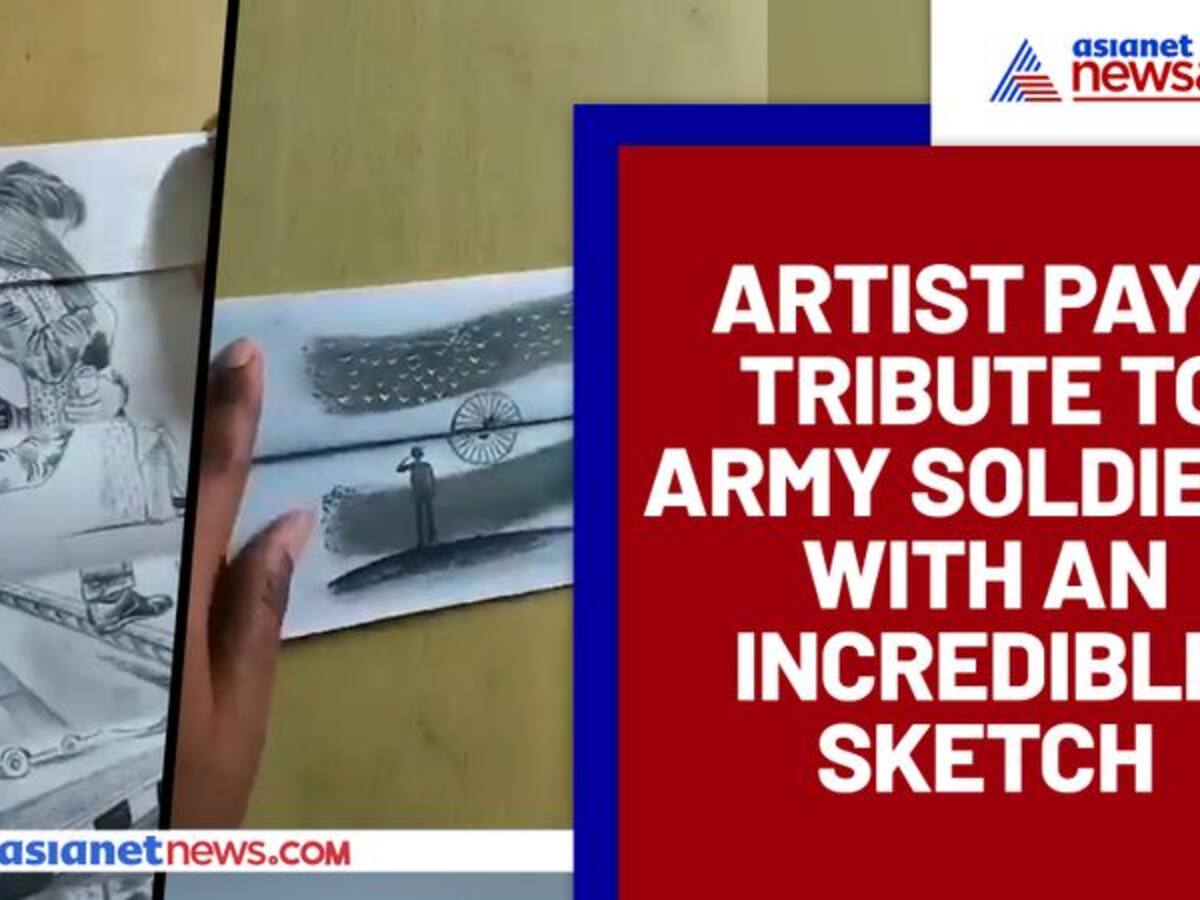Black day sketch | Army drawing, Hard drawings, Indian army