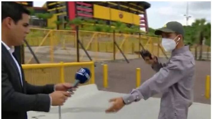 Gun Waving Man Robs Reporter Live On Air. Shocking Video Is Viral Gun Waving Man Robs Reporter Live On Air. Shocking Video Is Viral