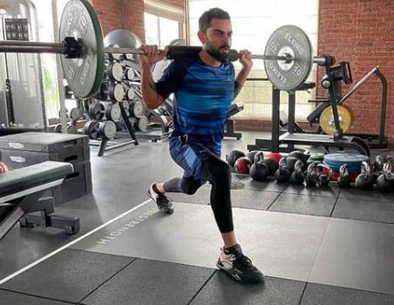 Kohli is a fitness freak, as he has time and again shared his workout pictures from his gymnasium.