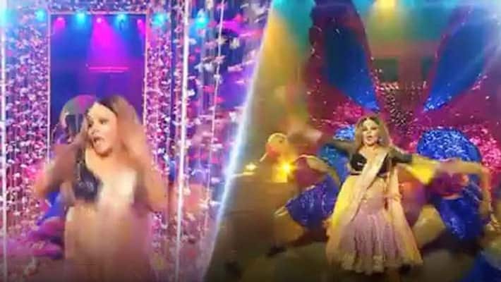 Bigg Boss 14 Finale Promo Video Rakhi sawant gives cracking performance on pardesiya yeh sach hai piya Song See video KPY Bigg Boss 14 Finale Promo Video Rakhi sawant gives cracking performance on pardesiya yeh sach hai piya Song See video KPY