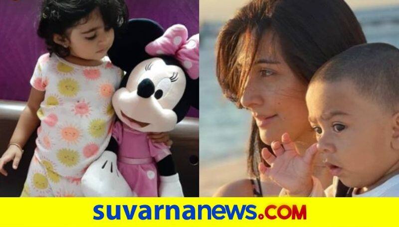 Radhika pandit and ayra gets excited to see dolphins in Maldives vcs